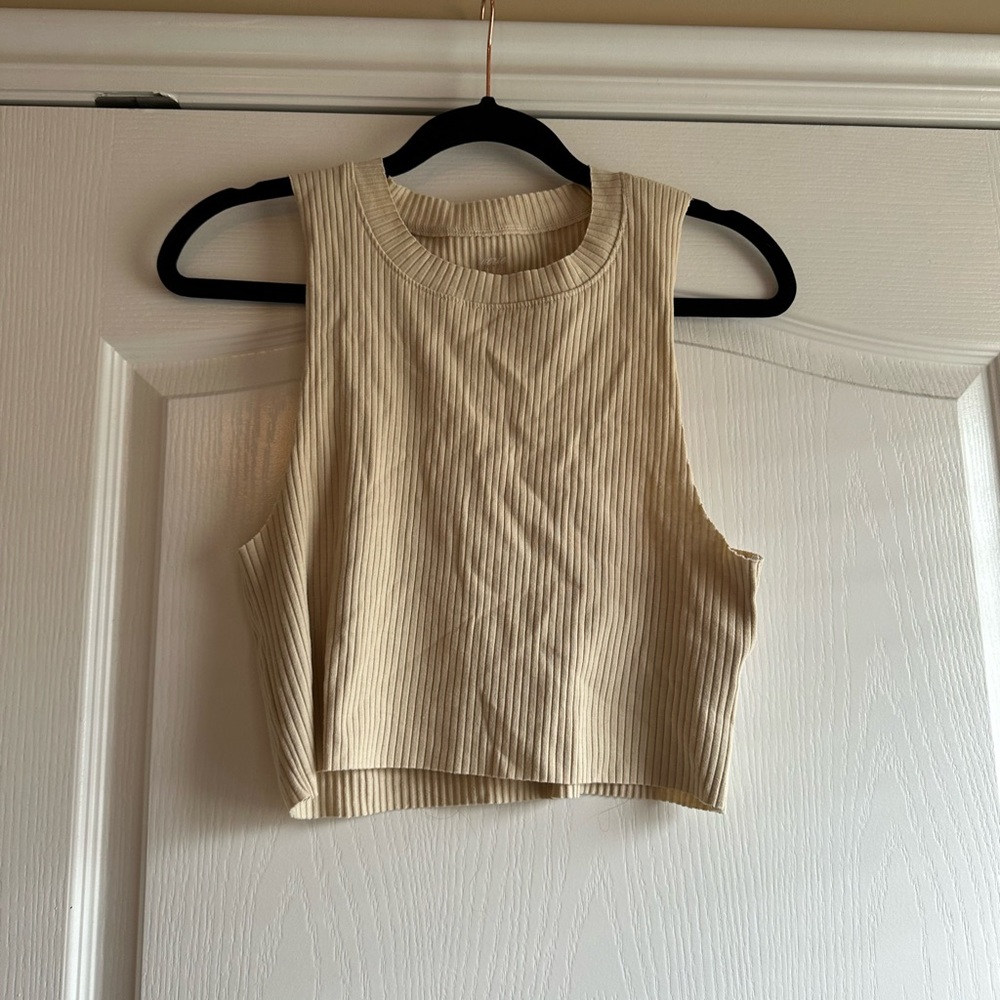 Aerie Ribbed Crop Tank